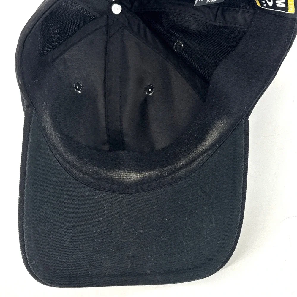 Oakley Metal Gascan Hat Mens A-Flex Stretch Fit Baseball Cap Casual Blk Size S/M